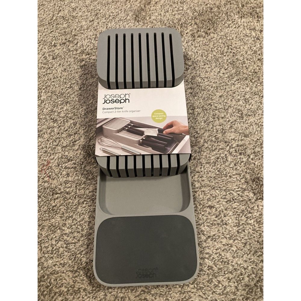 New - Joseph Joseph Two Tier Knife Organizer